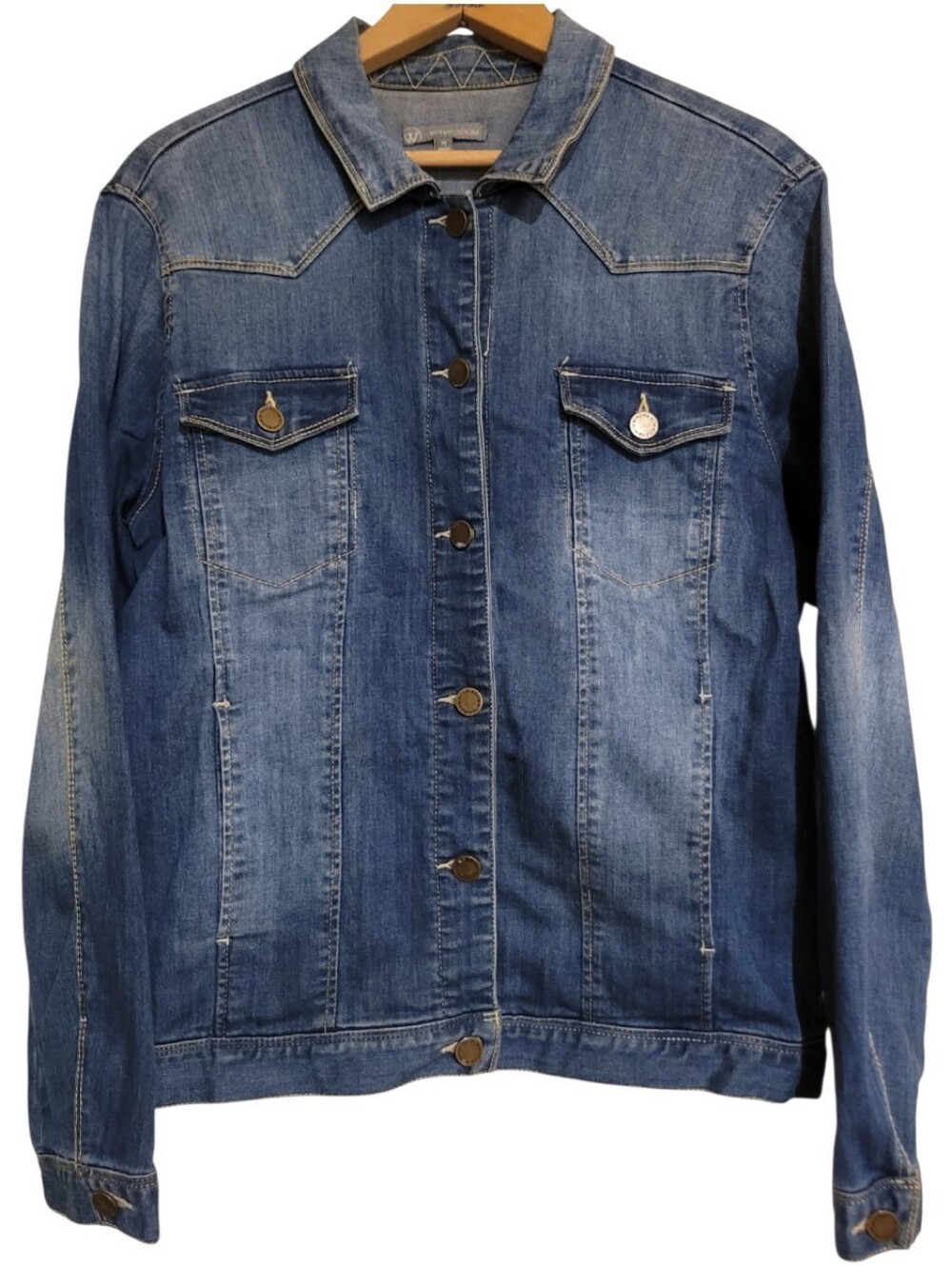 Wit & Wisdom Denim Jean Jacket Womens Medium